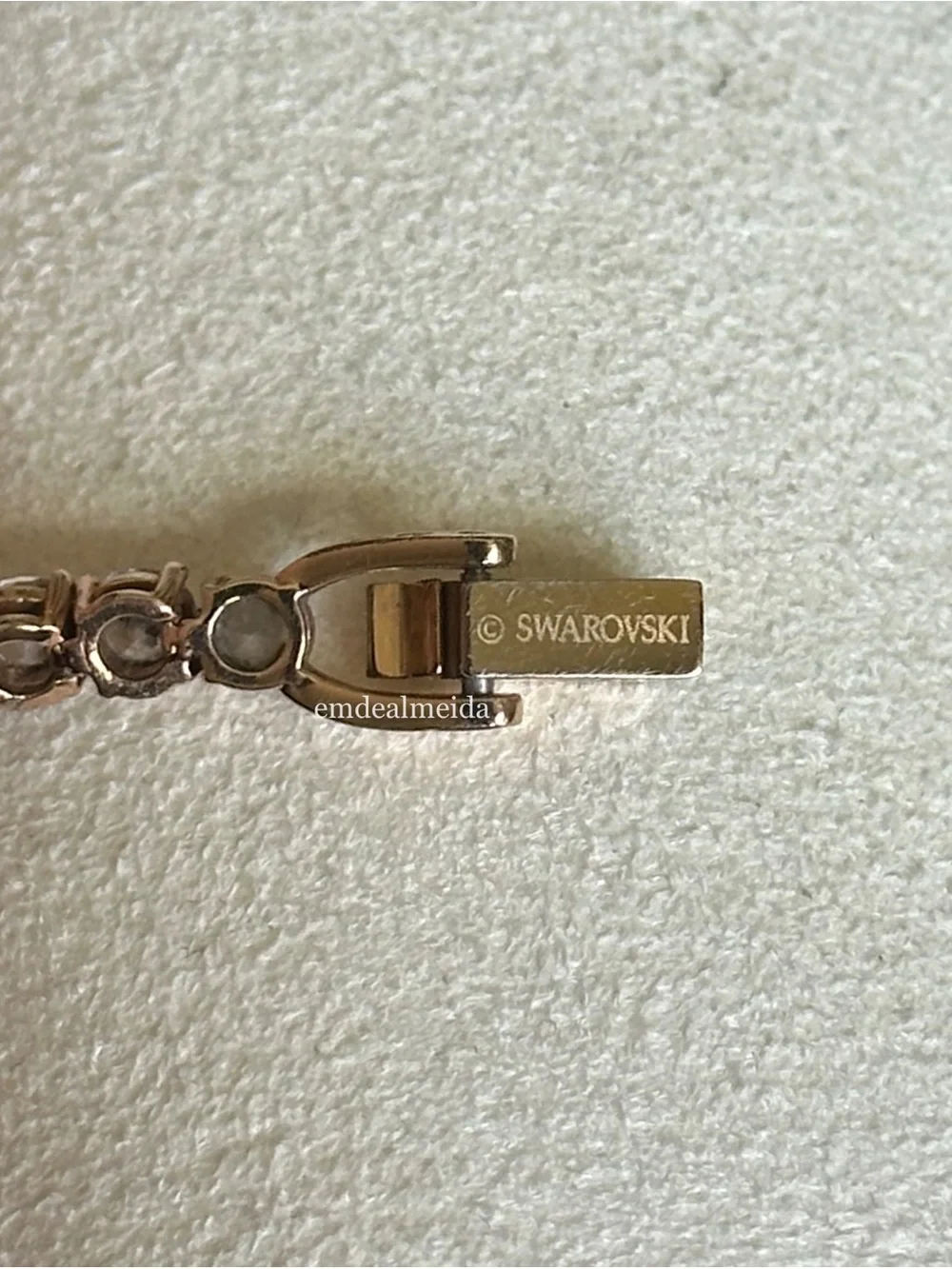 Swarovski Crystal Rose Gold Tennis Deluxe All Around Bracelet 5464948 - Picture 9 of 10